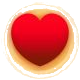 coeur rouge